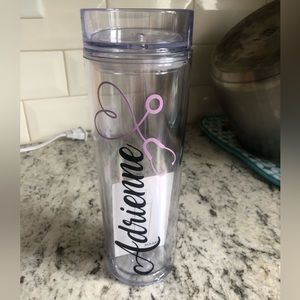 MAARS New, Unused “Adrienne” 16oz Water Bottle with Straw, BPA Free